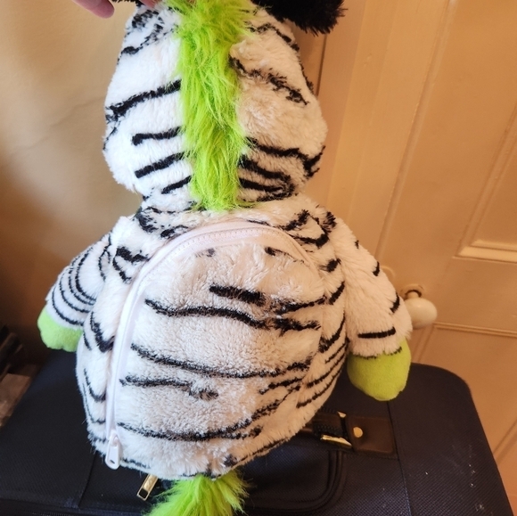 Kids Happy nappers stuffed zebra - Picture 7 of 8